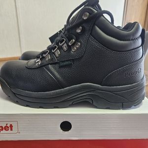 PROPET MEN'S CLIFF WALKER HIKING BOOTS: WATERPROOF:BLACK: NEW IN BOX: 8.5 X (3E)